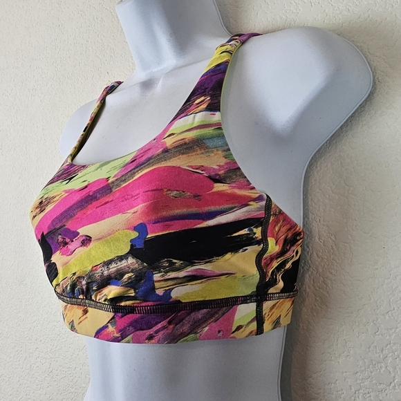 LULULEMON Energy Bra Catalyst Multi Print Medium Support Luxtreme 6 - Picture 4 of 12